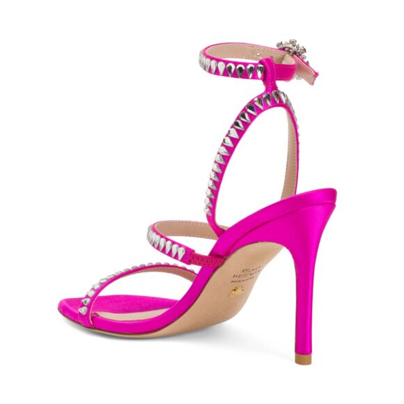 STUART WEITZMAN Flamingo Made In Spain Gmct 100 Strappy Sandals - Picture 2 of 2
